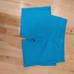 XL Blue la senza sport yoga stretchy capris cropped leggings